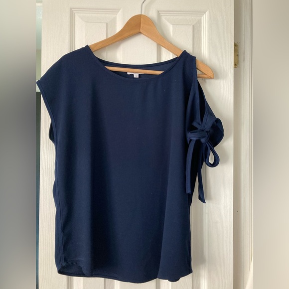 Stella and Dot Sienna tie blue top. Size small. Excellent condition. Like new. - Picture 6 of 9